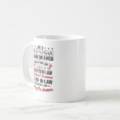 Mug Belle-fille d'un père de famille d'enfer (Devant gauche)