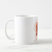 Mug Belle Fille Léon Avec Traits (Gauche)