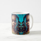 Mug Belle fille noire, Héritage-Mois Femmes-Hist (Devant droit)