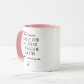 Mug Belle-fille personnalisée (Devant gauche)