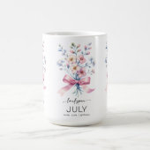 Mug Belle Fleur de Mois de Naissance/Narcisse/Mars (Centre)