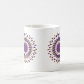 Mug Belle Fleur Lotus Design Violet (Centre)