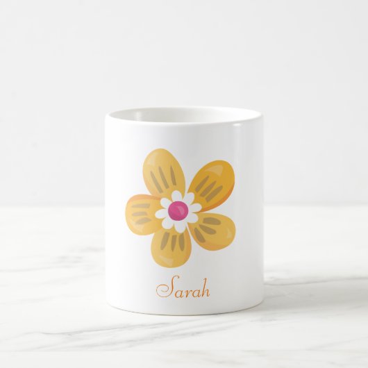 Mug Belle Fleur Orange (Centre)