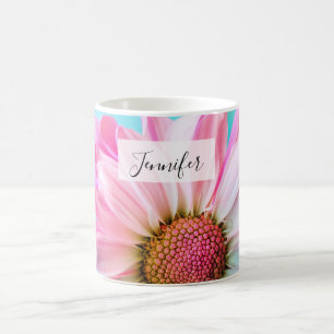 Mug Belle Fleur rose Gros plan Photo