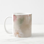Mug Belle Fleur Rouge Florale (Gauche)