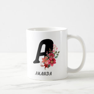 Mug Belle Fleurs Rouges Filles Rouges Printemps Romant