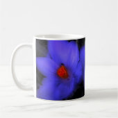 Mug Belle floraison de crocus bleu pourpre (Gauche)