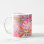 Mug Belle florale rose (Gauche)