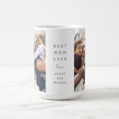 Mug Belle Florale rose Meilleure Maman Jamais Deux Pho (Centre)