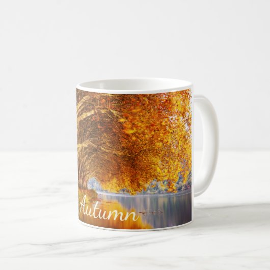 Mug Belle forêt d'automne (Devant droit)