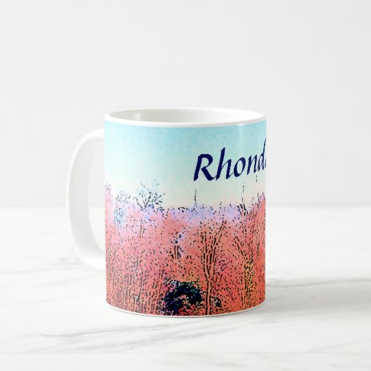 Mug Belle forêt d'orange (Devant gauche)