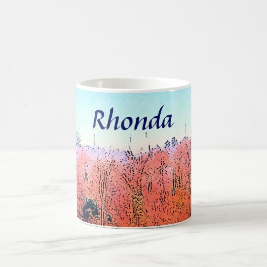 Mug Belle forêt d'orange (Centre)