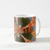Mug Belle Giraffe colorée extraordinaire africaine vie (Devant droit)