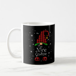 Mug Belle Gnome Buffalo Plaid Correspondant Famille No