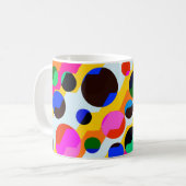 Mug belle graffiti grunge texture abstraite backgro (Devant gauche)
