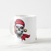 Mug Belle Halloween Pirate Coffee Cup (Devant gauche)