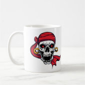 Mug Belle Halloween Pirate Coffee Cup (Gauche)