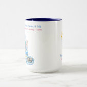 Mug Belle Illustration Crazy Cat Lady Customisée (Centre)