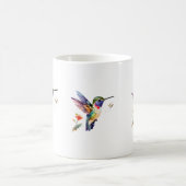 Mug Belle illustration de colibri coloré (Centre)