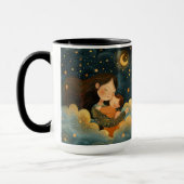 Mug Belle illustration de Mère & Enfant | Fête des mèr (Gauche)