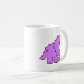 Mug Belle Illustration D'Un Tricératops. (Devant droit)