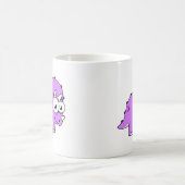 Mug Belle Illustration D'Un Tricératops. (Centre)