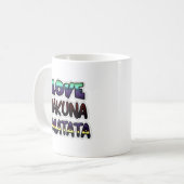 Mug Belle impression d'art Hakuna Matata (Devant gauche)
