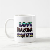 Mug Belle impression d'art Hakuna Matata (Gauche)