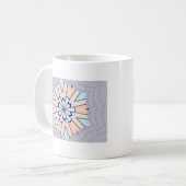 Mug Belle Impression Géométrique Pastel Extraordinaire (Devant gauche)