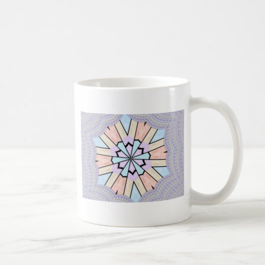 Mug Belle Impression Géométrique Pastel Extraordinaire (Droite)
