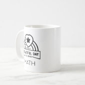 Mug Belle journée pour apprendre les maths Enseignant (Devant gauche)