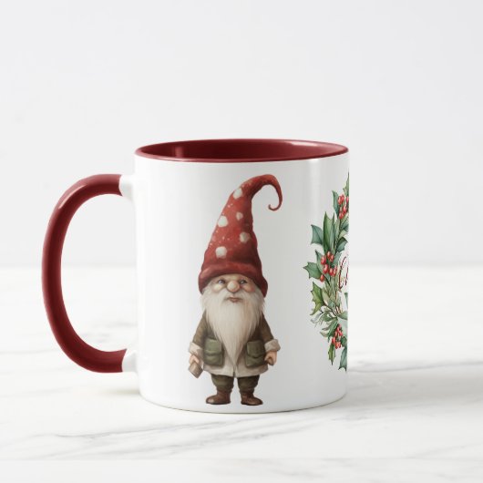 Mug Belle Joyeuse Gnome de Noël (Gauche)