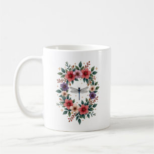 Mug Belle Libellule Aquarelle Art Amoureux des Insecte