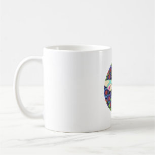 Mug Belle libellule, colorée et ornée