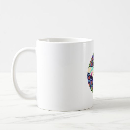 Mug Belle libellule, colorée et ornée (Gauche)