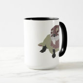 Mug belle loutre design Combo Mug, 15 oz (Devant droit)
