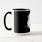 Mug Belle lune de fleurs de cerisiers (Gauche)