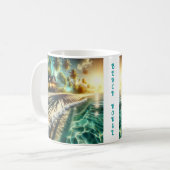 Mug Belle maison de plage Sunset à thème (Devant gauche)