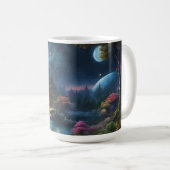 Mug Belle maison et jardins dans un pays magique (Devant droit)