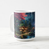 Mug Belle maison et jardins dans un pays magique (Devant gauche)