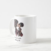 Mug Belle maman et fille noire (25) (Devant gauche)