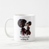 Mug Belle maman et fille noire (25) (Gauche)
