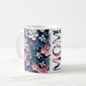 Mug Belle maman Floral Motif Fleurs 4 Mère (Devant gauche)