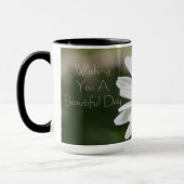 Mug Belle marguerite Fleurs (Gauche)