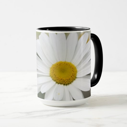 Mug Belle marguerite Fleurs (Devant droit)