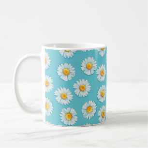 Mug Belle marguerite fleurs sans couture motif