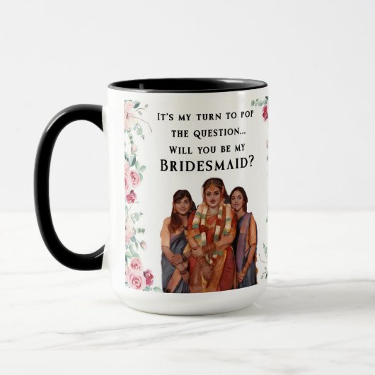 Mug Belle mariée à être par chennai (Gauche)
