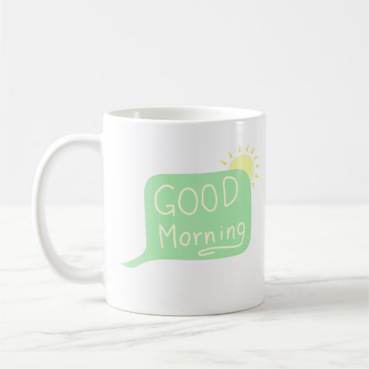 Mug Belle Matin Discours Bubble Sunshine (Gauche)