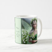 Mug Belle May Fairy dans Lilies de la Vallée (Devant droit)