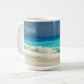 Mug Belle Mer Turquoise Photographie Tropicale (Devant gauche)